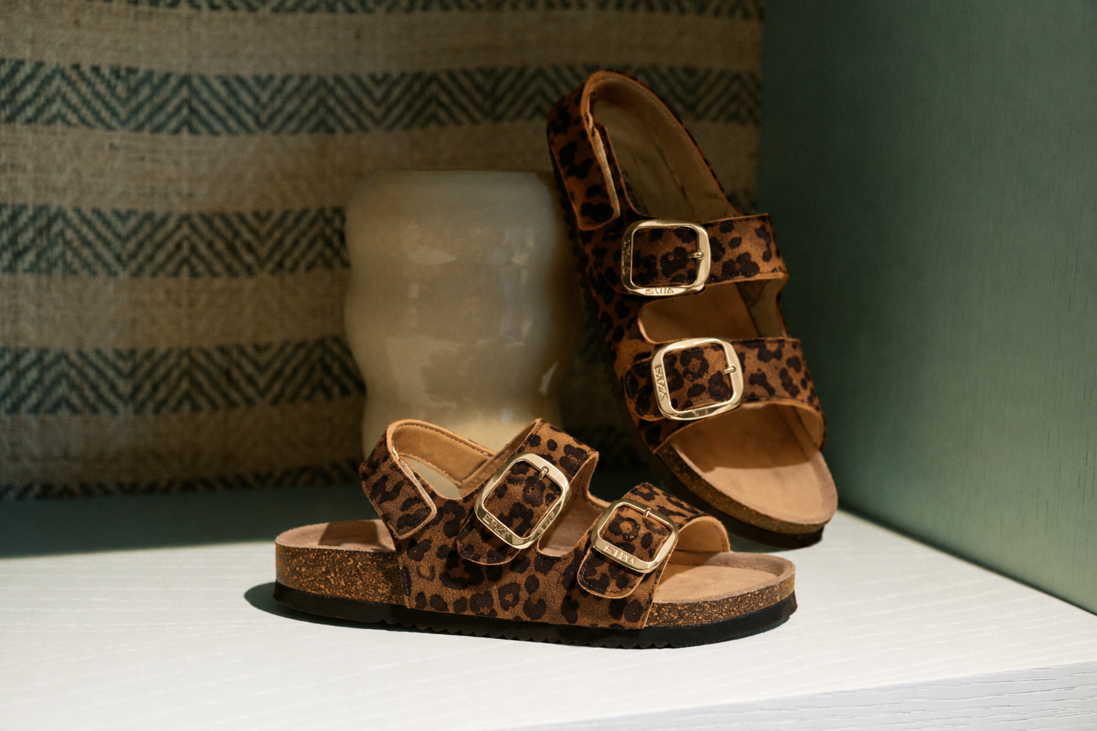 SANDALIA BIO ARENAL 03 10095, ETIKA MUJER, LEOPARDO