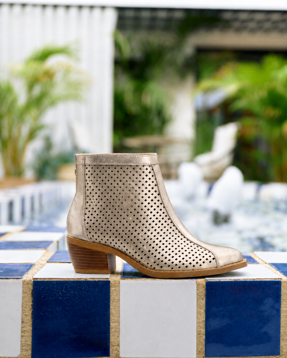 BOTINES CALADOS ORO PROME 31129, ETIKA MUJER, ORO