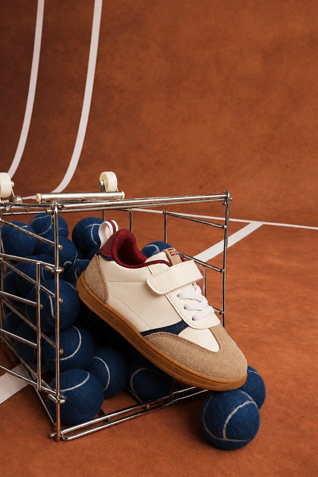 DEPORTIVAS CASUAL VELCRO URBAN, ETIKA , UNISEX, BEIGE