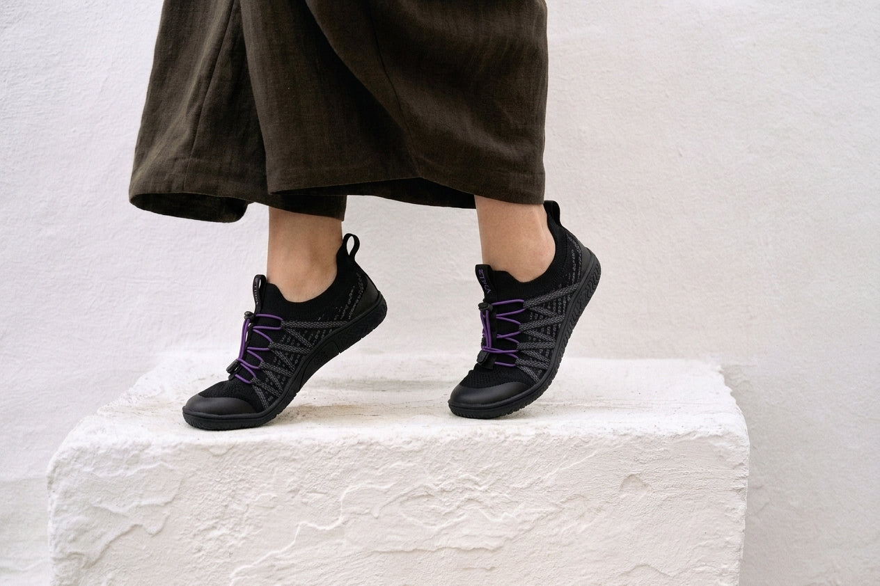 DEPORTIVO ELASTICO NATURALFEET ARCH W 04 50235, ETIKA MUJER, NEGRO