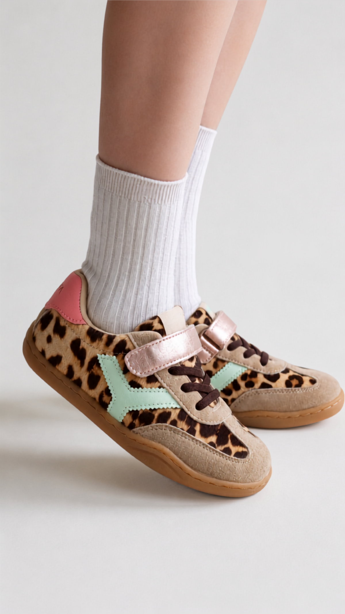 DEPORTIVO BAREFOOT VELCRO CHILDREN 05 52465N, ETIKA, NIÑA, LEOPARDO