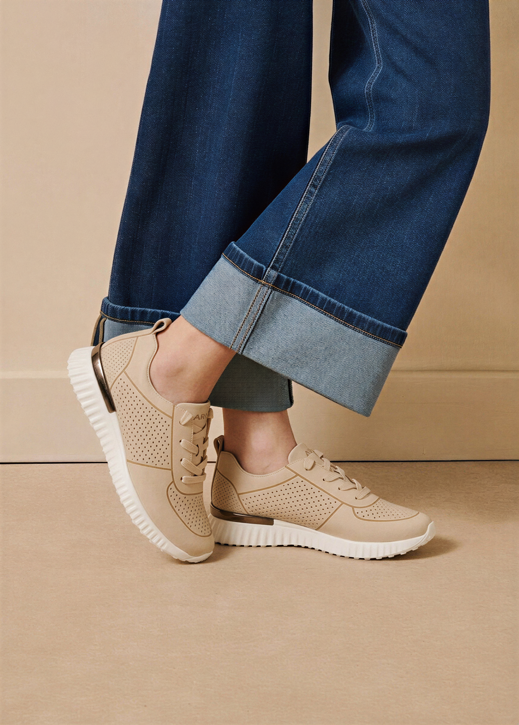 DEPORTIVA CORDONES ARMONY ARBEYAL 68002, BEIGE