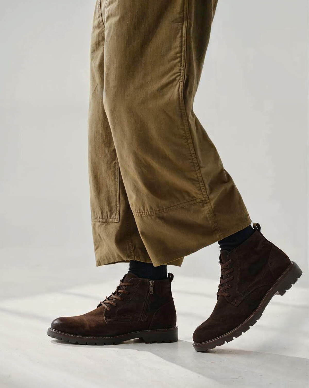 BOTINES CORDONES 70006, ETIKA, HOMBRE, CAFÉ