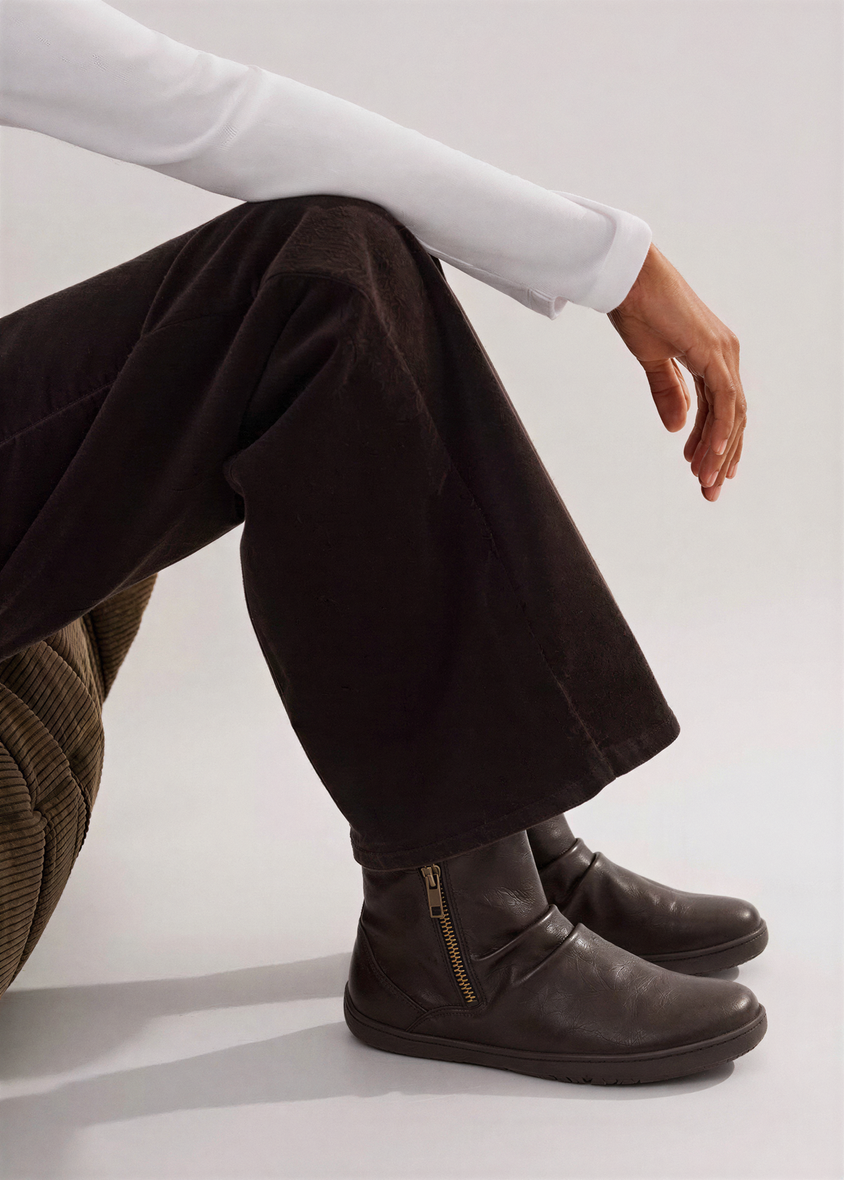 BOTIN CREMALLERA NATURAL FEET MIMERA 10183, ETIKA, MUJER, CAFÉ
