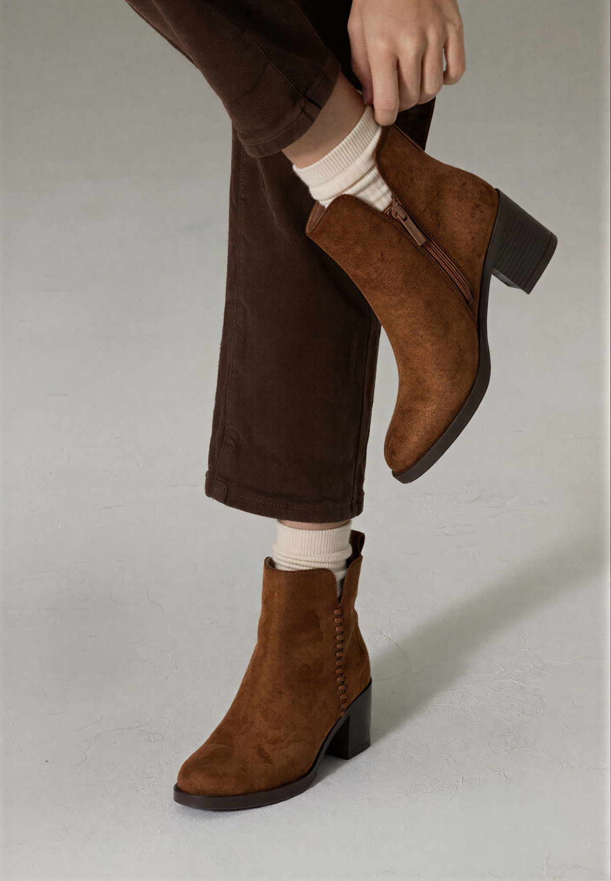 BOTIN RIBETE NATUREL 30042, ETIKA, MUJER, CAMEL