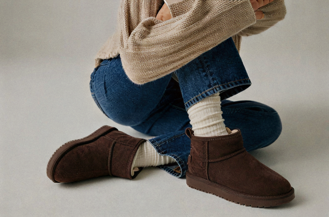 BOTIN ABRIGADO MUJER NOVA 10922, ETIKA, MUJER, CAFÉ