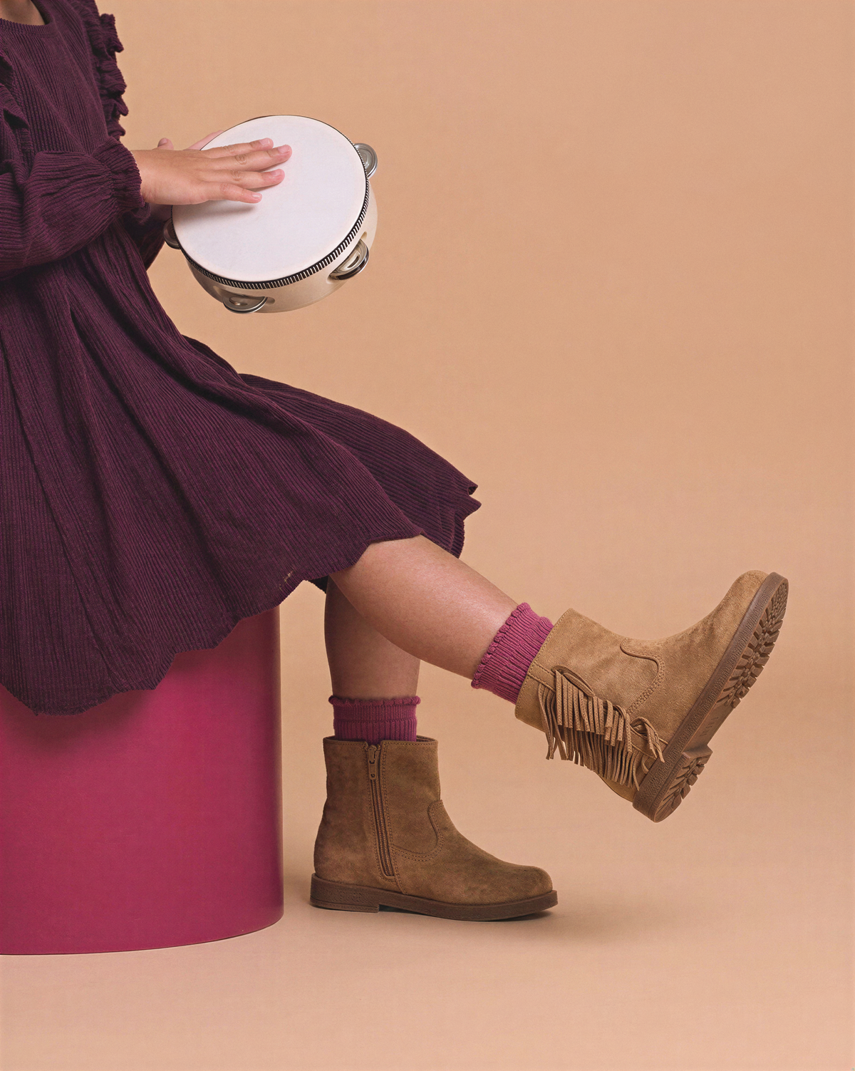 BOTIN FLECOS COSMIC 110578, ETIKA, NIÑA, TAUPE