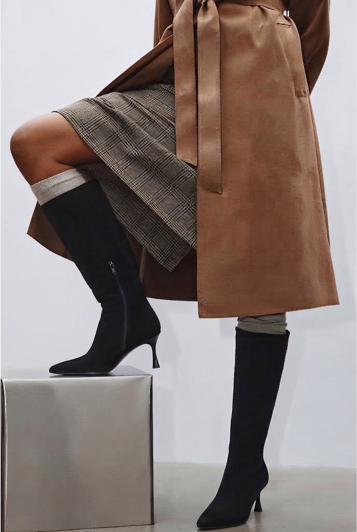 BOTA TACON FINO ANTE COSMICA 42417, ETIKA, MUJER, NEGRO