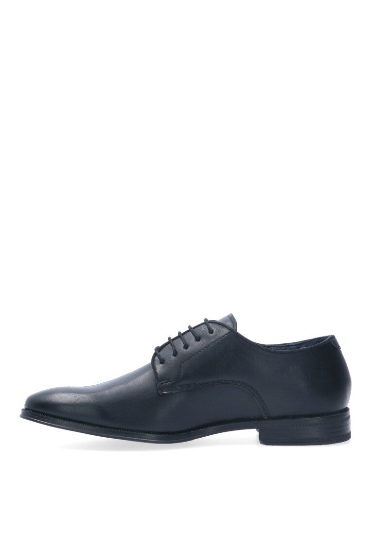 ZAPATO LISO ETIKA NEGRO PLANO ESTILO HOMBRE BERGAMO