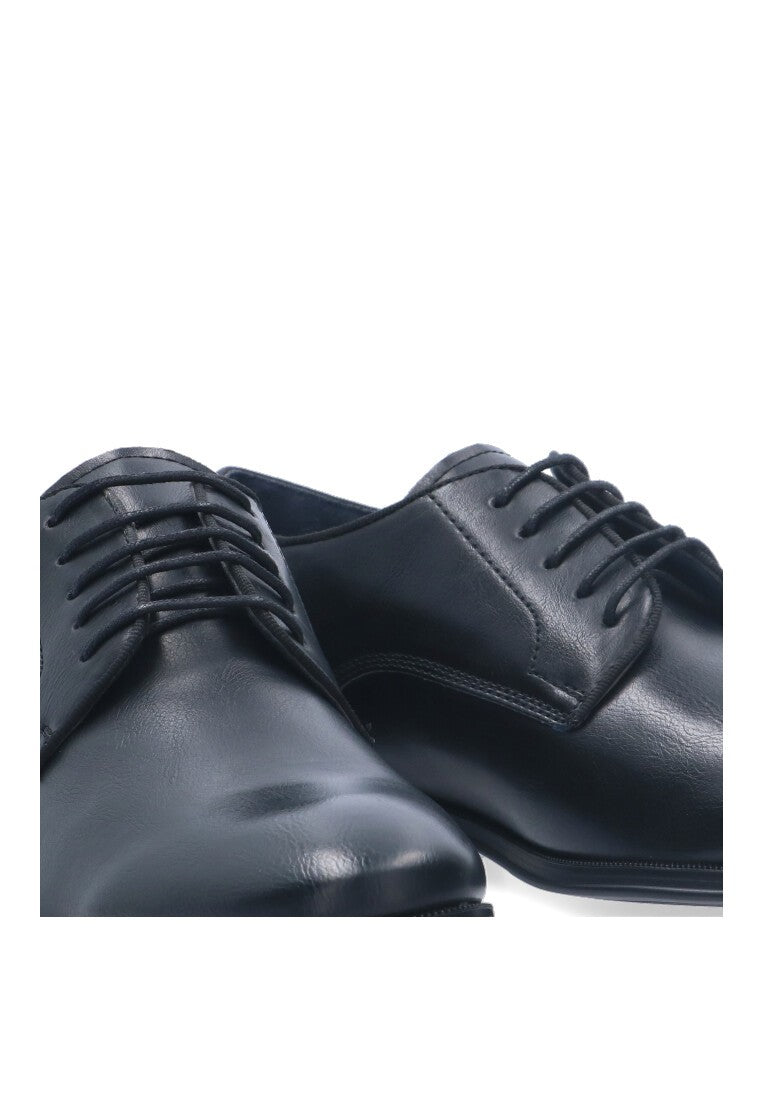 ZAPATO LISO ETIKA NEGRO PLANO ESTILO HOMBRE BERGAMO