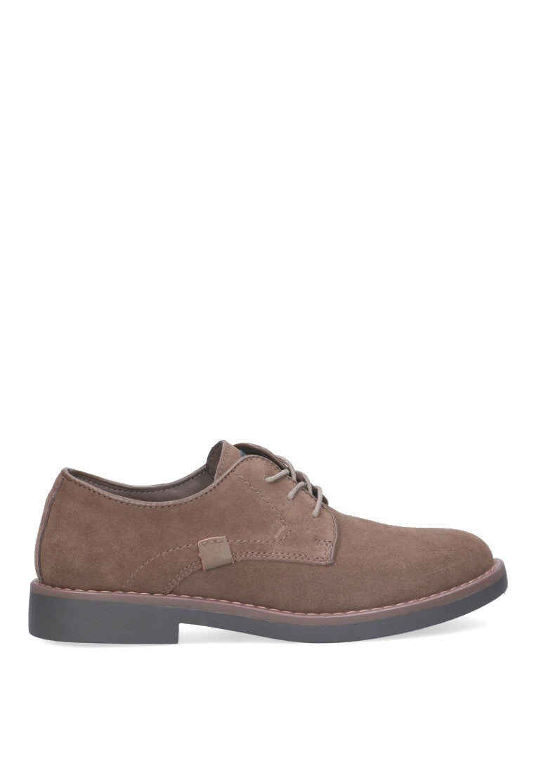 ZAPATO SERRAJE CON DETALLE ETIKA TAUPE PLANO HOMBRE METZ